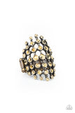 Paparazzi Fiercely Flashy - Brass - Veronica's Jewelry Paradise, LLC