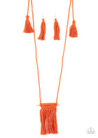 Paparazzi Between You and MACRAME - Orange - Veronica's Jewelry Paradise, LLC