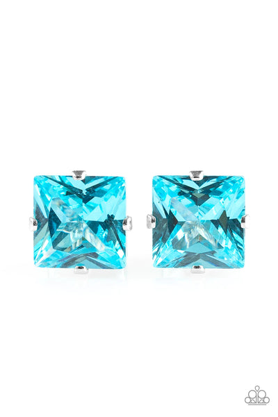 BLACK DIAMOND Girls Will Be Girls - Blue Studs - Veronica's Jewelry Paradise, LLC