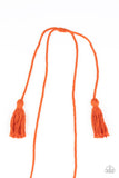 Paparazzi Between You and MACRAME - Orange - Veronica's Jewelry Paradise, LLC