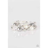 Paparazzi Downtown Dazzle - White - Veronica's Jewelry Paradise, LLC