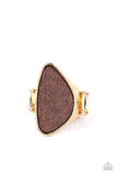 Paparazzi Perfectly Petrified - Gold - Veronica's Jewelry Paradise, LLC