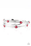 Paparazzi Bangle Belle - Red - Veronica's Jewelry Paradise, LLC