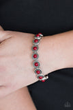 PAPARAZZI GLOBETROTTER GOALS - RED - Veronica's Jewelry Paradise, LLC
