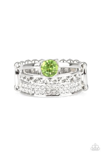 Paparazzi The Overachiever - Green - Veronica's Jewelry Paradise, LLC