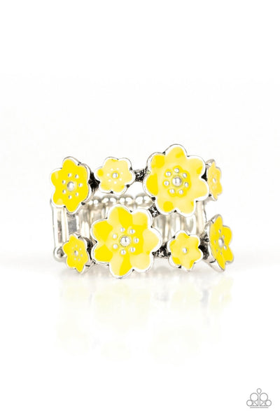 Paparazzi Floral Crowns - Yellow - Veronica's Jewelry Paradise, LLC