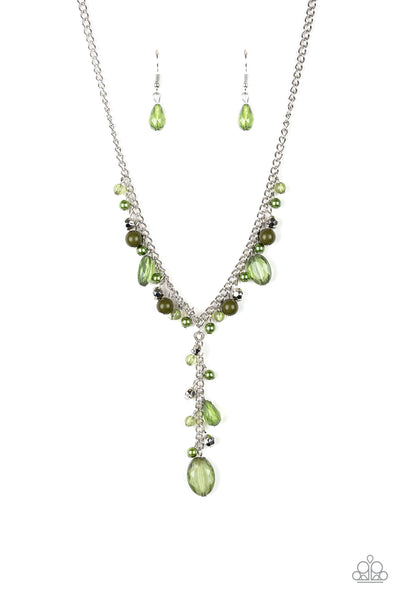 Paparazzi Crystal Couture- Green - Veronica's Jewelry Paradise, LLC