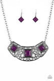 Paparazzi Feeling Inde-PENDANT - Purple - Veronica's Jewelry Paradise, LLC