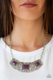 Paparazzi Feeling Inde-PENDANT - Purple - Veronica's Jewelry Paradise, LLC