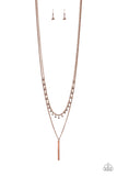 Paparazzi Keep Your Eye On The Pendulum - Copper - Veronica's Jewelry Paradise, LLC