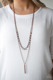 Paparazzi Keep Your Eye On The Pendulum - Copper - Veronica's Jewelry Paradise, LLC