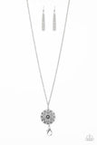 Paparazzi Mandala Garden - Silver Lanyard - Veronica's Jewelry Paradise, LLC