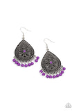 Paparazzi Blossoming Teardrops - Purple - Veronica's Jewelry Paradise, LLC