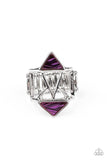 Paparazzi Making Me Edgy - Purple - Veronica's Jewelry Paradise, LLC