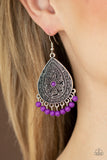 Paparazzi Blossoming Teardrops - Purple - Veronica's Jewelry Paradise, LLC