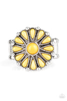 Paparazzi-Poppy Pop-tastic- Yellow - Veronica's Jewelry Paradise, LLC