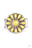 Paparazzi-Poppy Pop-tastic- Yellow - Veronica's Jewelry Paradise, LLC