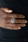 Paparazzi Cross Action Couture- Silver - Veronica's Jewelry Paradise, LLC