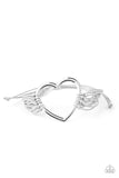 Paparazzi Playing With My HEARTSTRINGS- Silver - Veronica's Jewelry Paradise, LLC