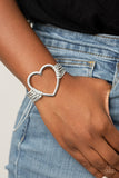 Paparazzi Playing With My HEARTSTRINGS- Silver - Veronica's Jewelry Paradise, LLC