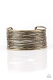 Paparazzi Wire Warrior - Brass - Veronica's Jewelry Paradise, LLC