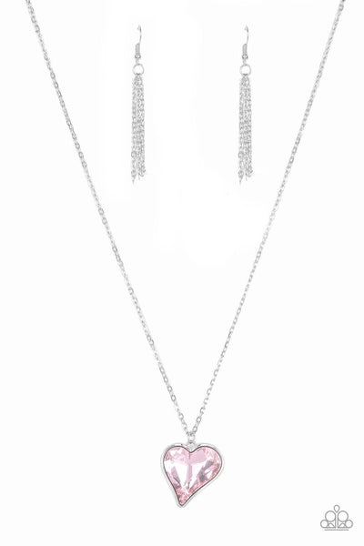 Paparazzi Heart Flutter- Pink - Veronica's Jewelry Paradise, LLC