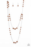 Paparazzi PEARL PROMENADE- Brown - Veronica's Jewelry Paradise, LLC