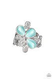 Paparazzi Diamond Daises - Blue Ring - Veronica's Jewelry Paradise, LLC