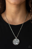 Paparazzi Glam Crush Monday - Silver - Veronica's Jewelry Paradise, LLC