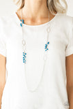 Paparazzi Flirty Foxtrot - Blue - Veronica's Jewelry Paradise, LLC