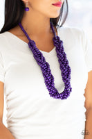 Paparazzi Tahiti Tropic- Purple - Veronica's Jewelry Paradise, LLC