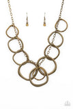 Paparazzi Dizzy With Desire - Brass - Veronica's Jewelry Paradise, LLC