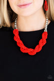 Paparazzi Savannah Surfin - Red - Veronica's Jewelry Paradise, LLC