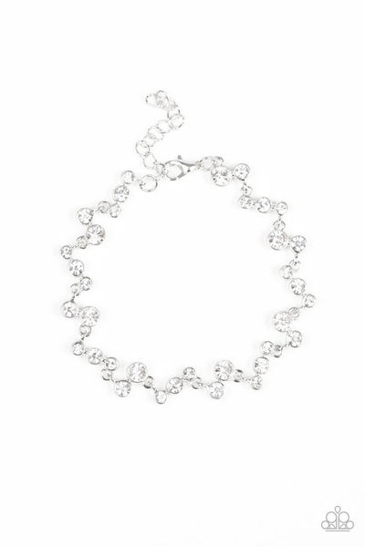 Paparazzi Starlit Stunner- White - Veronica's Jewelry Paradise, LLC