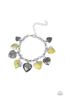 Paparazzi Garden Hearts- Yellow - Veronica's Jewelry Paradise, LLC