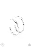 Paparazzi Coveted Curves - Silver - Veronica's Jewelry Paradise, LLC