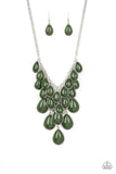Paparazzi Shop Til You TEARDROP - Green - Veronica's Jewelry Paradise, LLC