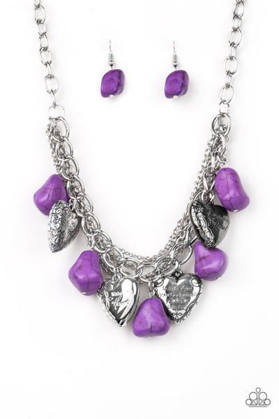 Paparazzi Change Of Heart - Purple - Veronica's Jewelry Paradise, LLC