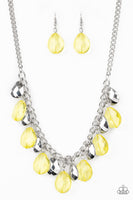 Paparazzi No Tears Left To Cry Necklace - Yellow - Veronica's Jewelry Paradise, LLC