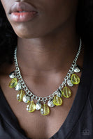 Paparazzi No Tears Left To Cry Necklace - Yellow - Veronica's Jewelry Paradise, LLC