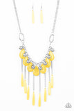 Paparazzi Roaring Riviera- Yellow - Veronica's Jewelry Paradise, LLC