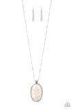 Paparazzi Stone Stampede - white - Veronica's Jewelry Paradise, LLC