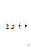 PAPARAZZI STARLET SHIMMER HALLOWEEN BAT DANGLE EARRINGS - Veronica's Jewelry Paradise, LLC