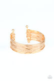 Paparazzi Sleek Shimmer - Gold - Veronica's Jewelry Paradise, LLC