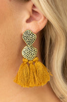 Paparazzi Tenacious Tassel- Yellow - Veronica's Jewelry Paradise, LLC