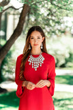 Paparazzi Mesmerize 2019 Zi Collection- White Rhinestone Necklace