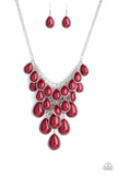 Paparazzi Til You TEARDROP - Red - Veronica's Jewelry Paradise, LLC