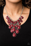 Paparazzi Til You TEARDROP - Red - Veronica's Jewelry Paradise, LLC