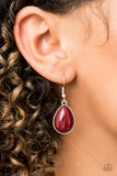 Paparazzi Til You TEARDROP - Red - Veronica's Jewelry Paradise, LLC