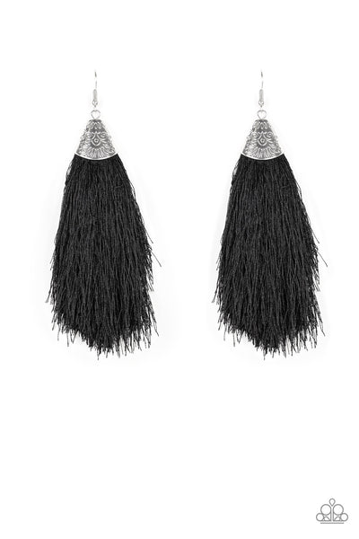 Paparazzi Tassel Temptress- Black - Veronica's Jewelry Paradise, LLC